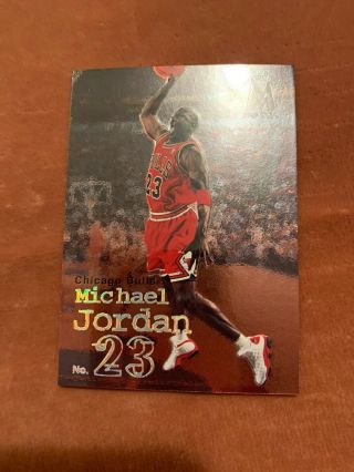 1998 - 99 Skybox Molten Metal Michael Jordan Supernatural Card 141 Nrmt,