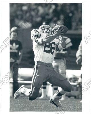 1982 Cleveland Browns Football Player Running Back Dino Hall Press Photo