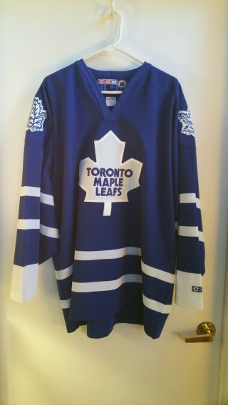 Toronto Maple Leafs Vintage Retro Ccm Jersey Sweater Size Xl