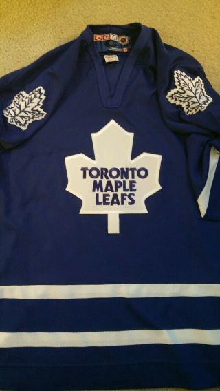 Toronto Maple Leafs Vintage Retro CCM Jersey Sweater Size XL 5