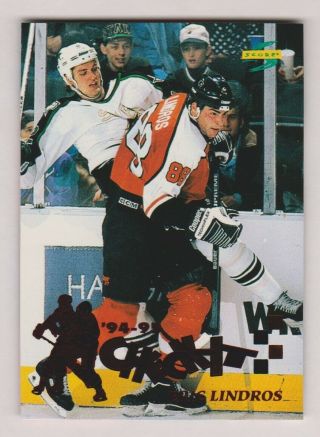 1994 - 95 Score Check It Insert Philadelphia Flyers Ci1 Eric Lindros