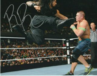 Roman Reigns Authentic Autographed 8x10 Wrestling Photo Wwe Nxt Aew Njpw