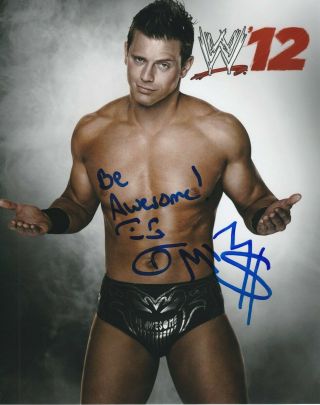 The Miz Authentic Autographed 8x10 Wrestling Photo Wwe Nxt Aew Njpw