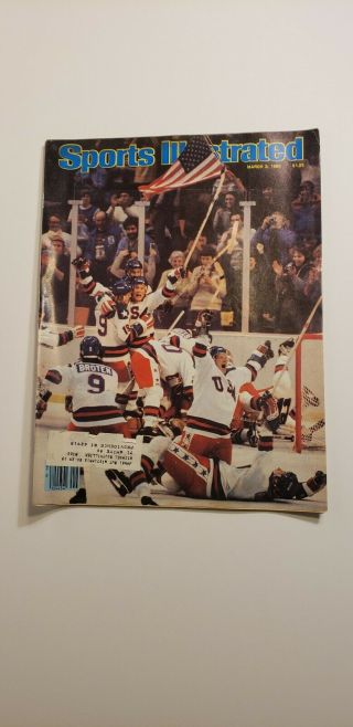 Sports Illustrated March 3 1980 Usa Hockey Gold Medal Olympic Win Miracle On Ice