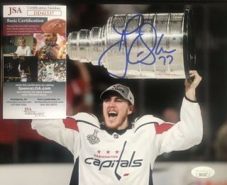 Tj Oshie Signed Jsa Certified Washington Capitals Stanley Cup 8x10 Photograph