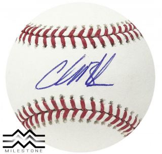 Rockies Charlie Blackmon Autographed Major League Game Baseball Jsa Auth