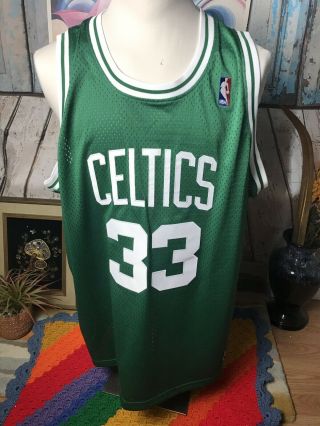 Boston Celtics 33 Larry Bird Adidas Nba Jersey Hardwood Classics Shirt 2xl