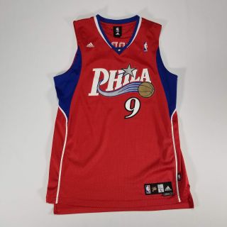 Andre Iguodala Philadelphia 76ers Adidas Nba Jersey Red Large,  2 Alt 07 - 09 Phila