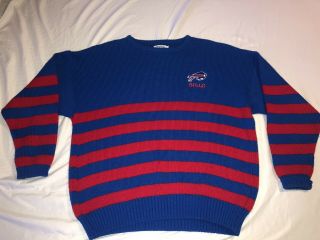 Buffalo Bills Blue Sweater Vintage 80s 90s