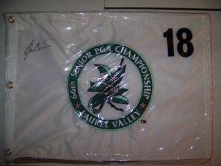 Laurel Valley Golf Club 66th Senior Pga Champ.  Pin Flag Signed By Ben Crenshaw