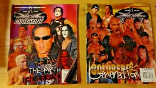 2 Wcw Wrestling Magazines 1999