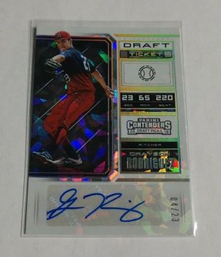 R17,  390 - Grayson Rodriguez - 2018 Contenders Draft - Cracked Ice Rc Auto /23