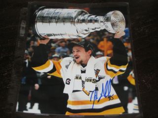 Josh Archibald Autographed Pittsburgh Penguins 8x10 Photo W/ Stanley Cup
