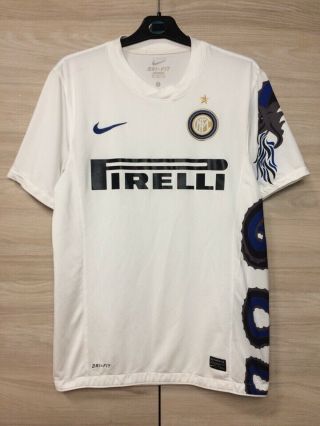 Inter Milan 2010 - 2011 Away Football Soccer Nike Shirt Jersey Maglia Size M