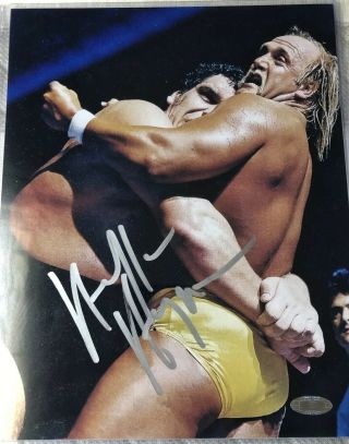 Hulk Hogan Autographed 8”x10” Photo - Wrestlemania Iii Vs Andre Giant W.