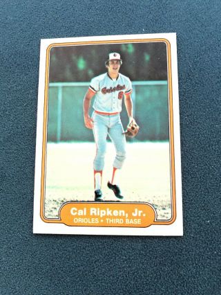 1982 Fleer Baseball 176 Cal Ripken Jr.  Rc Rookie (orioles) Nm,