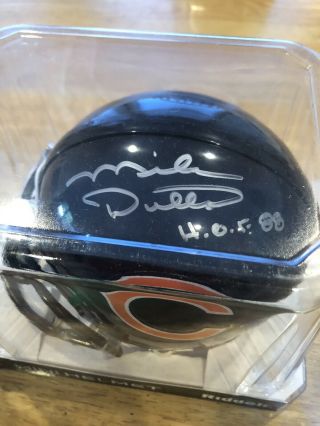 Mike Ditka Chicago Bears Signed Autograph Mini Helmet