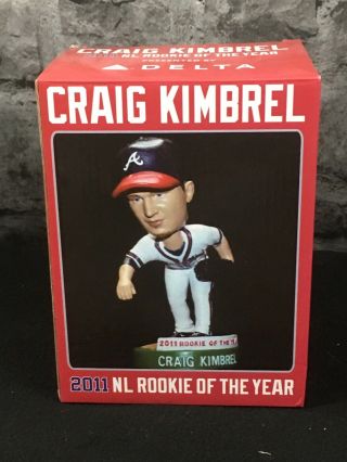 Craig Kimbrel 2011 Rookie Of The Year Bobble Head Atlanta Braves