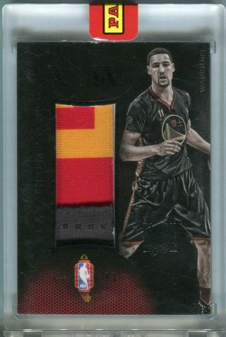 2014 - 15 Noir Klay Thompson Chinese Year Game Dated Patch Black Box D 1/1