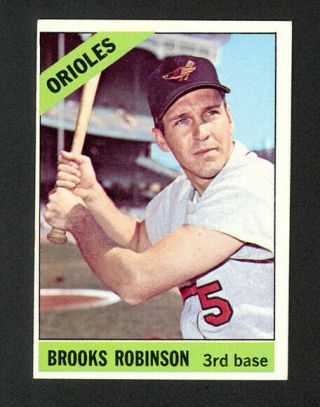 1966 Topps Brooks Robinson 390 - Baltimore Orioles - Nm
