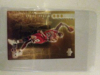 Michael Jordan 1998 - 99 Ud Black Diamond Triple Gold 22 103 /1500