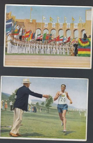 10 Picture Cards From Germany 1932 Olympic Games Sports
