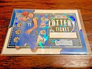 Luka Doncic Non Auto Rookie Prizm /25 $400.  00,  Panini Contenders Lottery Ticket