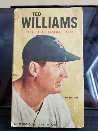 Ted Williams Signed Autographed Book Boston Red Sox Hof