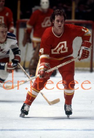 1974 Tim Ecclestone Atlanta Flames - 35mm Hockey Slide