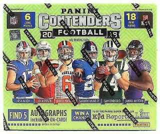 2018 Panini Contenders Football Factory Hobby Box 5 Autos Mayfield ?