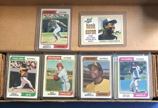 1974 Topps Baseball Complete Set (1 - 660) Dave Winfield Rc,  N.  Ryan,  Mike Schmidt
