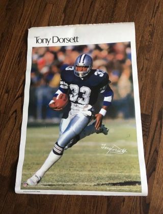 Tony Dorsett Vintage Sports Illustrated Poster.  4281, .  23x35