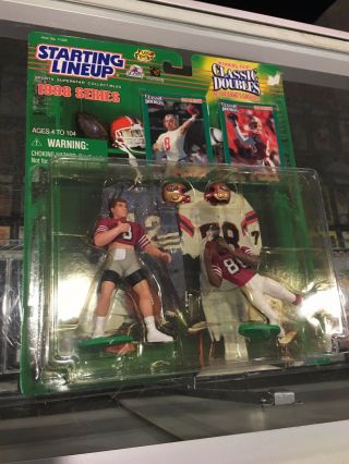 1998 Kenner Starting Lineup Classic Doubles Steve Young Jery Rice Figures