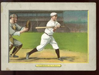 1911 T3 Turkey Red 48 Jack Murray At Bat York Giants - Guaranteed Authentic