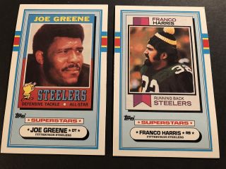 1973 Talking Football Pittsburgh Steelers Joe Greene Mini Record Franco Harris