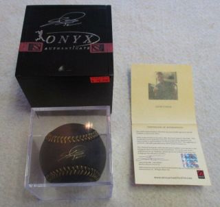 Jacob Turner Autographed Baseball Mlb Signed Auto Ball Cert Onyx Authenticated