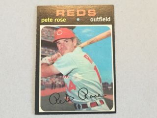 1971 Topps Baseball 100 Pete Rose
