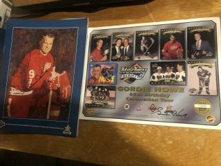 Gordie Howe Autographed Memorabilia,  Hockey Heroes & Gordie Howe 65th Tribute