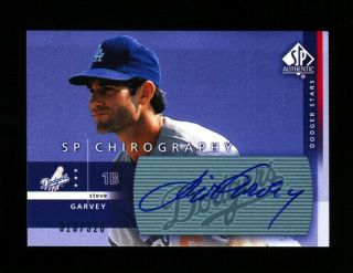 2003 Sp Authentic Chirography Dodgers Stars Sg Steve Garvey Auto 10/320 Jh