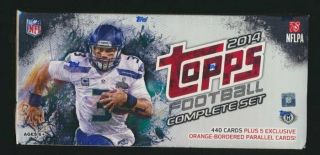 2014 Topps Nfl Football Complete Factory Set Of 440 Cards And 5 Parallels Nfl