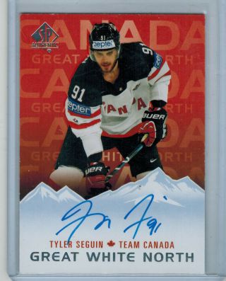 2017 - 18 Sp Authentic Great White North Auto Tyler Seguin Group A 1/15000 Packs
