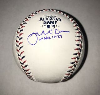 James Mccann Signed Official 2019 All Star Game Baseball Chicago White Sox