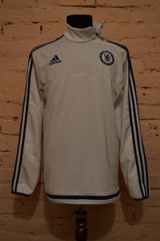 Chelsea London Football Training Top Jacket 2017 Soccer Mens Medium Adidas