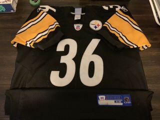 Reebok Jerome Bettis Pittsburgh Steelers On Field Football Jersey Size 48