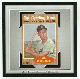 1962 Topps Al Kaline A.  S.  470 Exmt Outstanding Baseball Card Td89