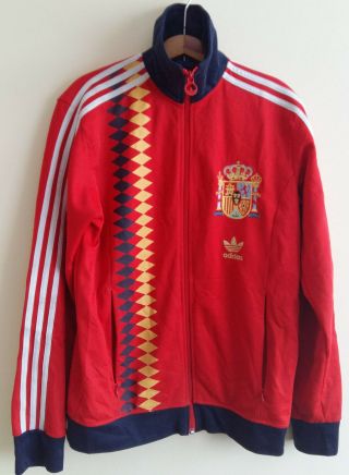 Adidas Originals 2014 Fifa World Cup Spain Football Track Jacket Red F77385