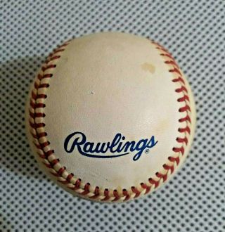 Vintage Blank MLB 1985 World Series Baseball Kansas City Royals 2