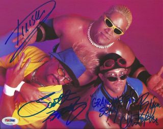 Too Cool Rikishi Scotty 2 Hotty Brian Christopher Signed Wwe 8x10 Photo Psa/dna
