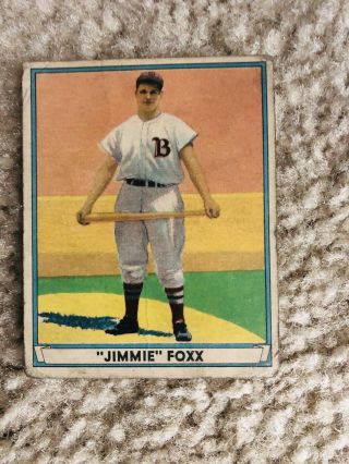 1941 Play Ball 13 Jimmie Foxx Boston Red Sox Hof