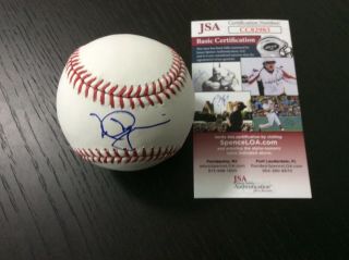 Mark Mcgwire Signed Oml Baseball Auto Jsa Authentic Mlb St Louis Cardinals A’s